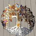 thumbnail image 3 of Árbol de la vida de metal, colgante de pared para el hogar, de hierro forjado, diseño lleno de vida, 3 of 5
