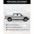 thumbnail image 3 of Simzone Running Boards 6.3 Inches Compatible with 2019-2022 Chevrolet Silverado 1500/2020-2022 Silverado 2500HD 3500HD Crew Cab/2019-2022 GMC Sierra 1500/2020-20,Stainless Steel Side Steps Nerf Bars, 3 of 5