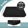 thumbnail image 3 of (Negro leche) Cojín de asiento de gel grueso con revestimiento antideslizante - Patrón de panal transpirable - Absorbe los puntos de presión para el automóvil, la silla de oficina y la silla de ruedas, 3 of 5