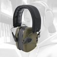 thumbnail image 4 of Foldable Electronic Earmuffs Ear Hearing Protection Noise Reduction Green, 4 of 8