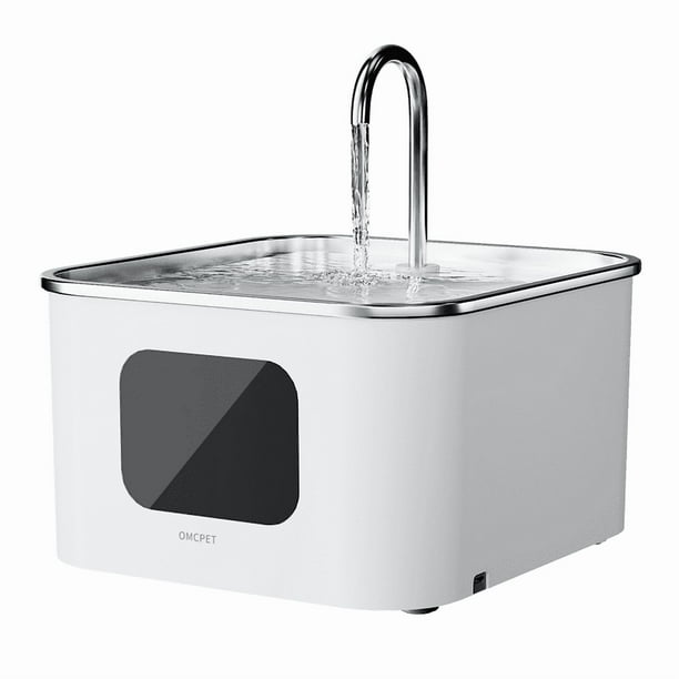 CATLK Fuente para mascotas de 4,5 litros, fuente automática de agua para gatos y dispensador de agua para perros, ideal para mascotas, gatos y perros