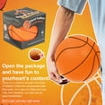 thumbnail image 2 of Silent Basketball for Indoor Training Noiseless Foam Basketball Dribbling Ball Quiet Bounce Basketball for Youth And Adults Basketball Enthusiasts-Orange,18cm, 2 of 9