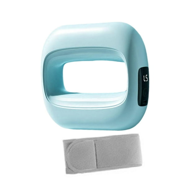 Anillo de masaje portátil para cuerpo completo con vibración y 5 niveles de velocidad para fascia. Azul