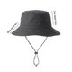thumbnail image 4 of Sun Poliéster Anti-UV Sombrero Transpirable Unisex Sombrero para deportes al aire libre Negro Sywqhk Para Estrenar, 4 of 9
