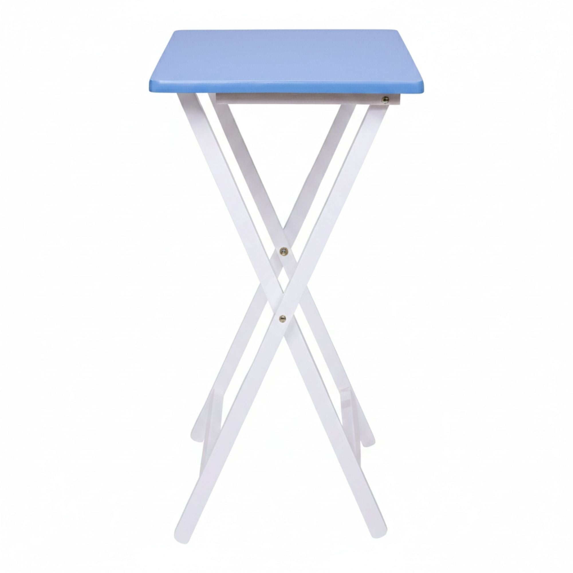 Mainstays Rubberwood Folding TV Tray Table, Seaside