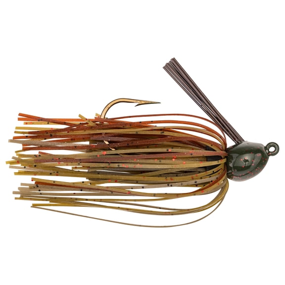 Strike King Bitsy Bug Mini Casting Jig - 3/16oz, Green Pumpkin Bass Lure
