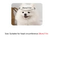thumbnail image 3 of Dog Sun Visor Hat Size S for Small Pets 11 Inch Head Circumference UV Protection Summer Outdoor Accessory, 3 of 5