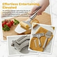 thumbnail image 5 of 1 Set Cheese Slicers, Adjustable Wire Cheese Cutter with Cheese Plane Tool & Wires, 5 of 7