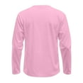 thumbnail image 5 of Hearthz Raglan Long Sleeve Men's T-Shirts Fall Solid Color Crewneck Jersey Baseball Tee Shirt, 5 of 6