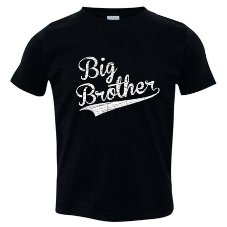 Texas Tees Brand: Gift for Big Brother, Big Brother in Baseball Script, Includes size 12-18 (Step Brothers T Shirts Did We Just Become Best Friends)