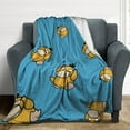thumbnail image 4 of Pokemon Psyduck Throw Blanket Cute Flannel for Boys Girls Men Women, 4 of 7
