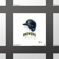 thumbnail image 5 of Gallery Pops MLB Milwaukee Brewers - Drip Helmet Wall Art, Unframed Version, 12" x 12", 5 of 5