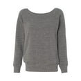 thumbnail image 2 of Bella & Canvas Women's Wide Neck Sweatshirt, 2 of 3