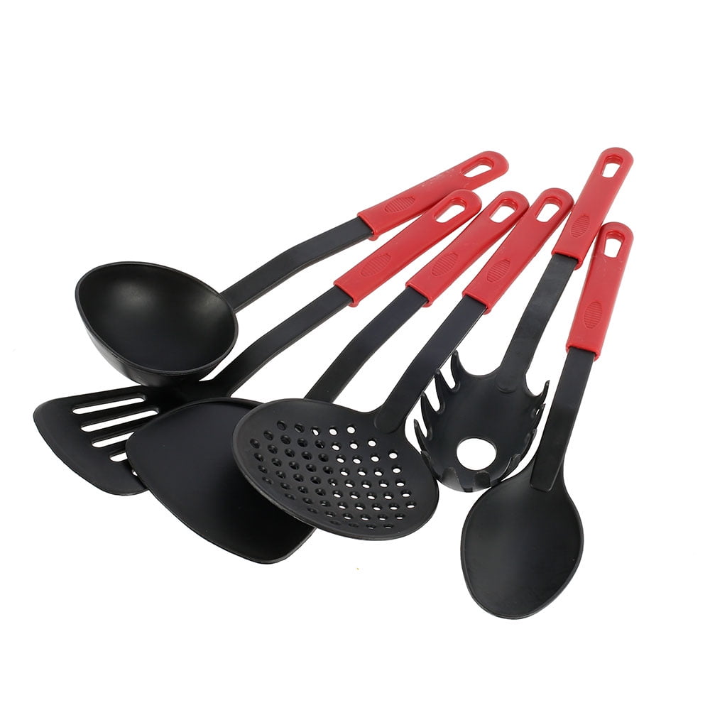 Geor Nylon SPOON Ladle cooking kitchen utensils 31cm 4 DIFFERENT COLOURS 