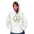 thumbnail image 4 of Give Peas A Chance Home Hobby Gardener Hoodie Sweatshirt Women Brisco Brands M, 4 of 6