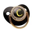 thumbnail image 1 of Fiudx Chupete para Bebé, Diseño de Diamantes de Imitación Brillantes, Forma Ergonómica para Facilitar La Succión, Construcción de Una Sola Pieza Sin Costuras para Mayor Seguridad, Regalo para Baby Sh, 1 of 3