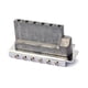 thumbnail image 5 of Puente Para Trémolo Zurdo Guitarra Eléctrica Plateada Parte Del Puente Metal Reemplazar CUTICAT Piezas de puente de guitarra eléctrica, 5 of 8