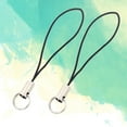 thumbnail image 4 of MasteelfCA 100Pcs Simple Fashion Cell Phone Lanyard Men And Women General Short Wrist Rope Digital Camera Self Timer Lever Short Lanyard (Black), 4 of 9