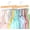 Wood, variant on Bra Hanger for Closet, Tank Top Organizer 20 Hooks Capacity Foldable Wood Space Saving Hanger Closet Organizers and Storage for Dorm & Apartment for Tank Top, Hats, Scarf etc.