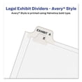 thumbnail image 6 of Avery-Style Preprinted Legal Side Tab Divider, Exhibit G, Letter, White, 25/pack | Bundle of 5 Packs, 6 of 7