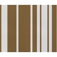 thumbnail image 2 of Soimoi Stripe Print Waterproof Fabric | Outdoor Material by the Yard | Tear-Resistant, UV Safe | Great for Bags, Rainwear, Covers & Curtains, Awning Cover Cloth - Brown, 2 of 7