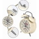 thumbnail image 2 of Silent Morning Alarm Clock, Vintage Retro Alarm Clock Night Light Loud Ringing Double Bell Quartz Analog Metal Battery Operated, 2 of 5