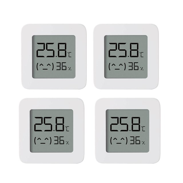 4pcs Xiaomi BT Thermometer 2 Wireless Smart Electric Digital Hygrometer Humidity Sensor Work with Mijia