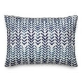 thumbnail image 2 of Creative Products Herringbone Print Blue 14 x 20 Indoor / Outdoor Pillow, 2 of 3
