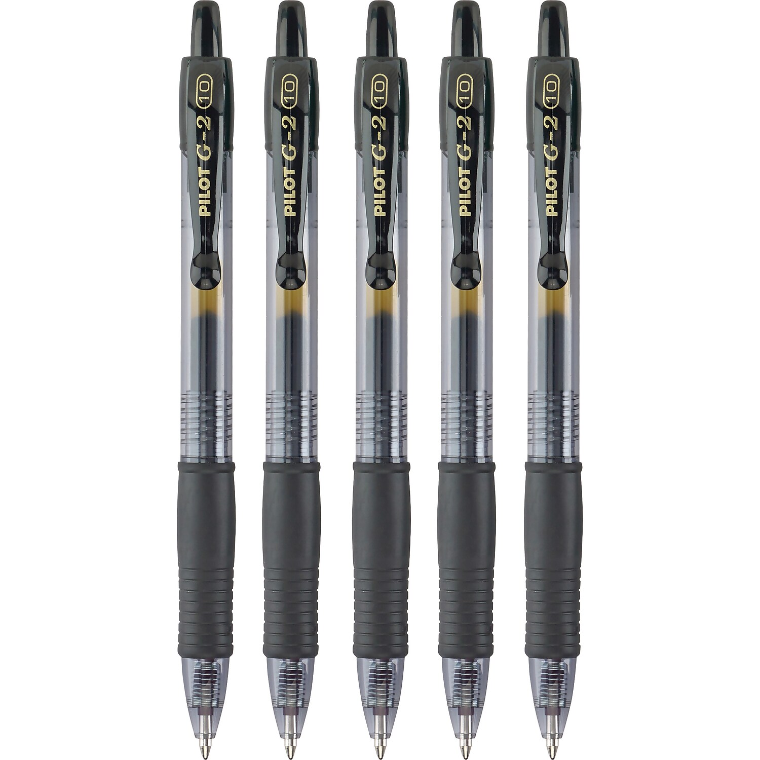 Pilot G2 Retractable Gel Pen Bold Point Black Ink 5 Pack - image 3 of 5