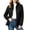 Black, variant on Puffer Jacket for Women Winter Short Quilted Coat Zip Up Padded Outerwear Lightweight Warm Casual Jacket Brown S