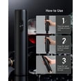 thumbnail image 4 of Abridor de vino eléctrico Abridores de botellas con pilas Sacacorchos de vino reutilizable para cocina, hogar, bar, restaurante - Negro, 4 of 4