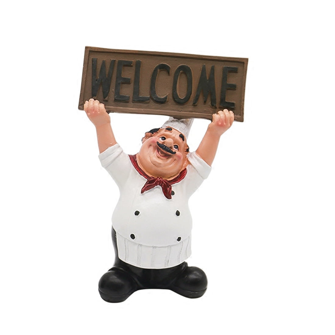 Creative Home Gift Chef Decoration Chef Hands Up Welcome Sign "WELCOME" Lit F9J2