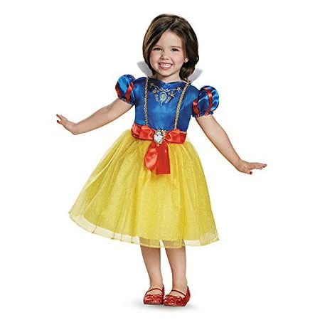 Disguise 82911M Snow White Toddler Classic Costume, Medium (3T-4T)