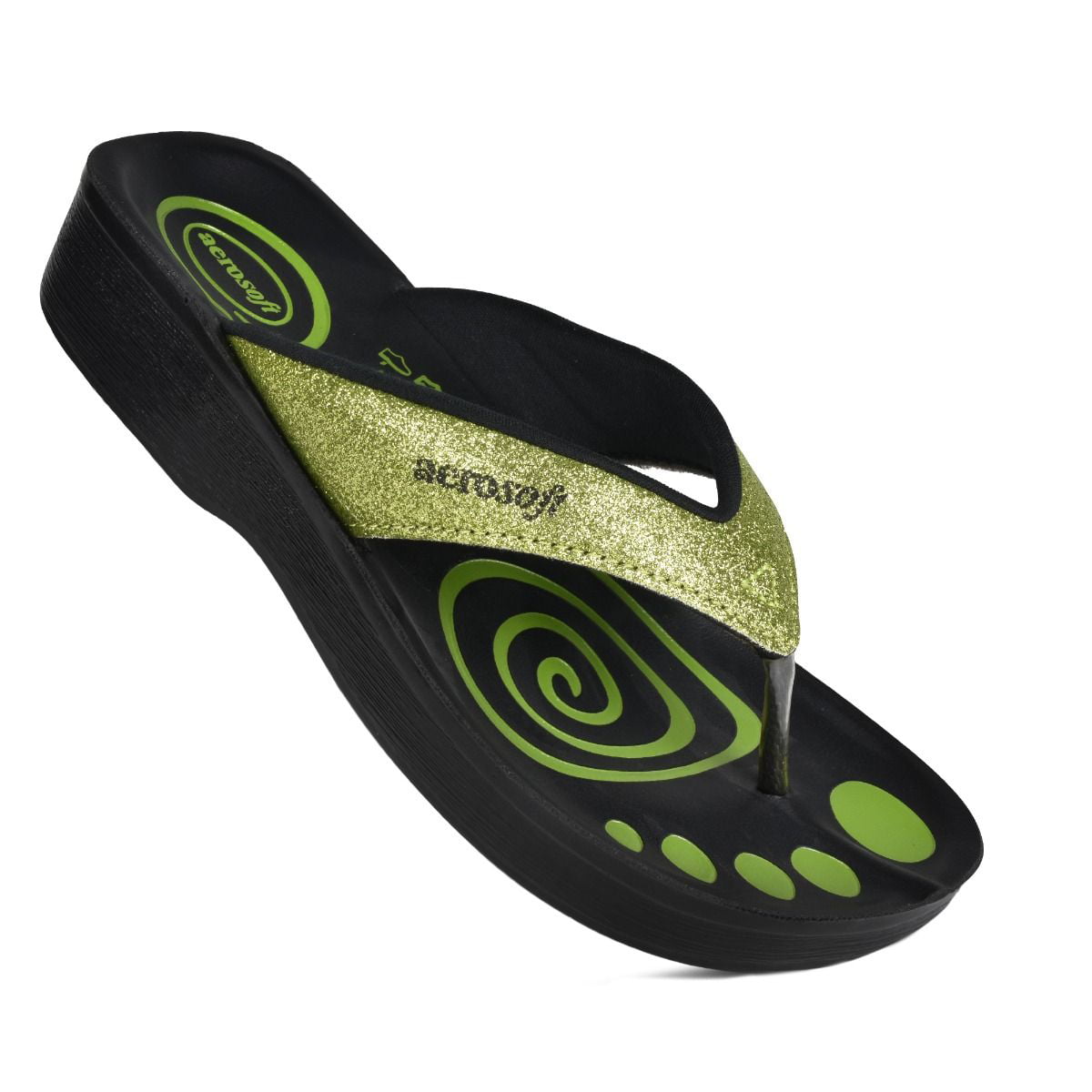 I hele verden skammel motor Aerosoft - Glitter Thong Beach Wear - Summer Arch Support Flip Flops for  Women - Walmart.com