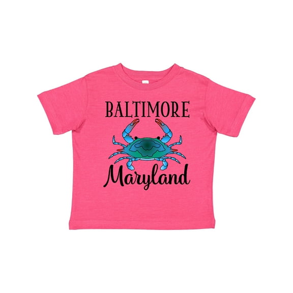 Inktastic Baltimore Maryland Vacation Blue Crab Boys or Girls Toddler T-Shirt