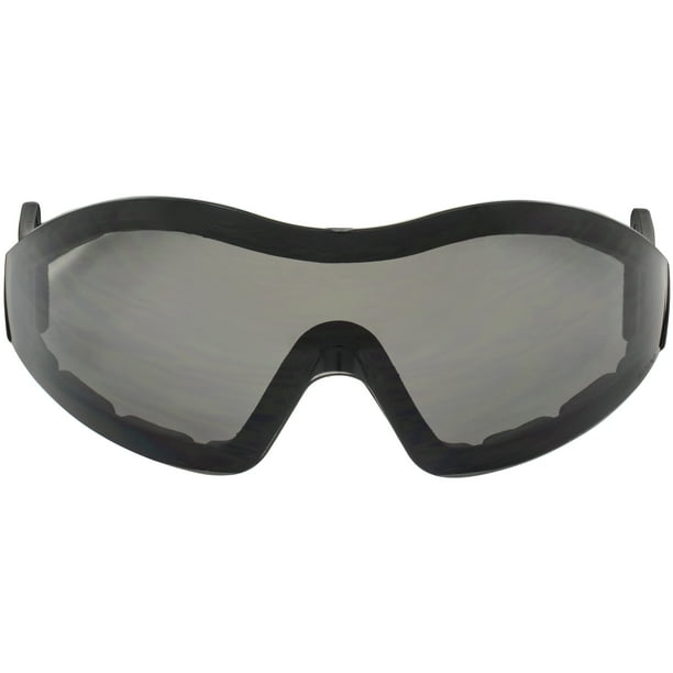 2 Pairs Anti-Fog Motorcycle ATV Riding Goggles - Z-33 Foam Padded, Clear & Smoke Lens