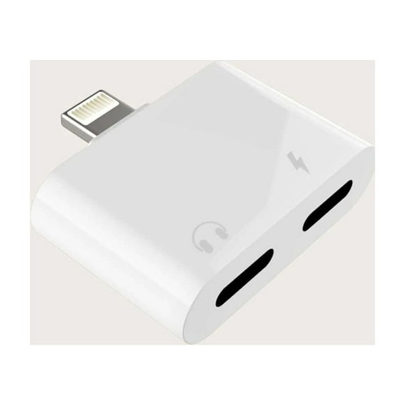 Black Friday deal Lighting To Lighting Headphone Jack Adapter For ,iPhone 2 In 1 Charger And Aux Audio Splitter Adapter Support IOS 12