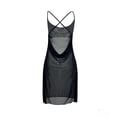 thumbnail image 6 of Warop Women's Sexy Backless Mesh Slip Dress, Sheer Sleeveless Loungewear for Home and Sleep, 6 of 9