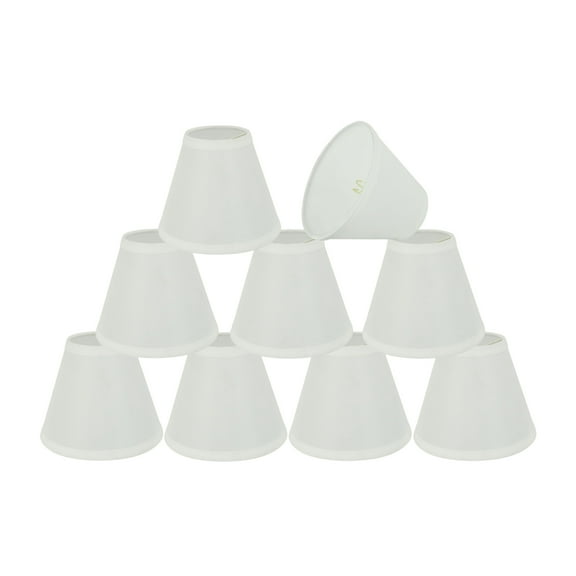 Aspen Creative Corporation 6'' Linen Empire Candelabra Shade (Set of 9)