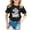 Black, variant on Hiijoy Toddler Girls Mother's Day Graphic T-Shirt Summer Short Sleeve T Shirt, Sizes 1-9