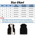 thumbnail image 3 of Male Casual Solid Silver Velvet Plush Outerwear Coat Sleeveless Zipper Fly Pocket Coat Vest Running, 3 of 5