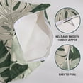 thumbnail image 6 of Tropical Pillow Covers 18x18 Set of 2 Green Leaves Monstera Leaf Decorative Throw Pillows Summer Hawaii Style Outdoor Pillowcases Linen Cushion Case Decor for Home Couch Sofa Bed, 6 of 6