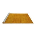 thumbnail image 2 of Ahgly Company Machine Washable Indoor Rectangle Abstract Yellow Modern Area Rugs, 7' x 10', 2 of 4