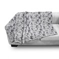 thumbnail image 3 of Seahorse Soft Flannel Fleece Blanket, Engraving Style Tropical Underwater Animals Pattern with Starfish Seahorse, Cozy Plush for Indoor and Outdoor Use, 60" x 80", Indigo and White, by Ambesonne, 3 of 6