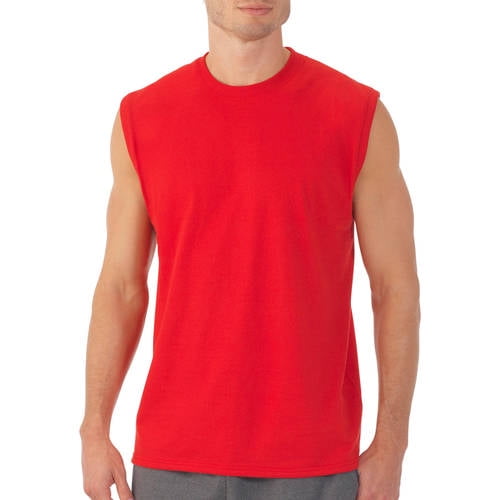 Muscle T-Shirt with Rib Trim 