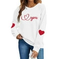 thumbnail image 2 of Ofreoo Women’s Printed Long Sleeve Sweatshirt, Crewneck Casual Pullover Top, 2 of 6