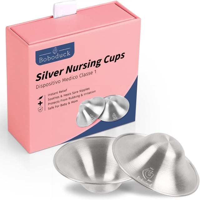 Vasos de lactancia Boboduck The Original Silver 999 Silver