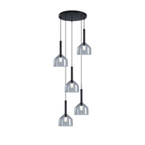 Artcraft Lighting Kali Collection 5Light Chandelier Black