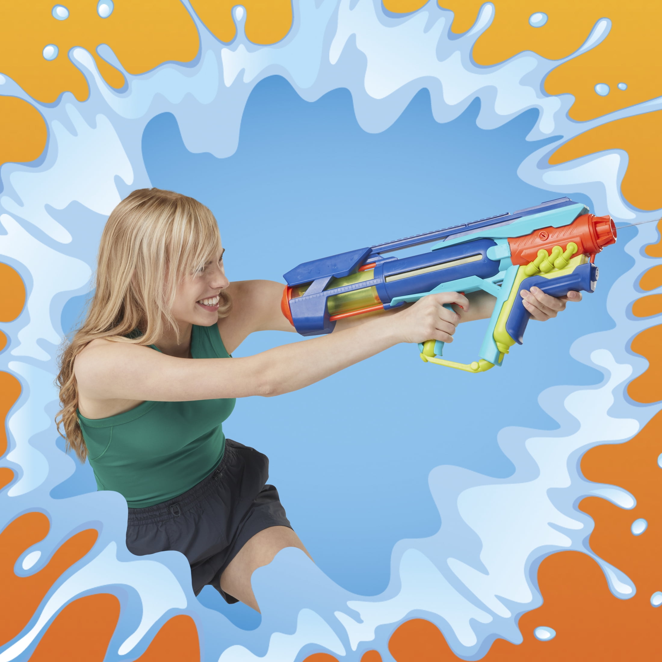 Nerf Super Soaker Power Drench XL Water Blaster, Water Toys, 8+