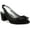Black Micro, variant on Karen Scott Womens Lanna Faux Suede Almond Toe Slingback Heels